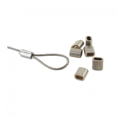 Agrafes pour câbles acier et nylon Ø 1,5 mm