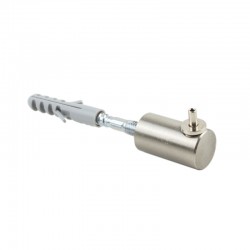 Fixation bloque-câble 90° pour mur / plafond