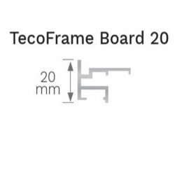 Profilé aluminium | cadre TecoFrame Board 20