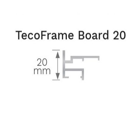 Profilé aluminium | cadre TecoFrame Board 20