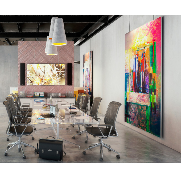 Suspensions murales (cimaises)